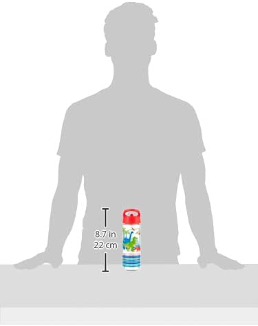 Stephen Joseph, Kids Sip and Snack Water Bottle, 12 oz Tritan BPA Free, Drink and Snack Water Bottle for Girls & Boys, Back to School Water Bottle, Dino