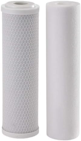 CFS – 2 Pack Replacement Water Filter Set includes Sediment, Carbon Block Cartridges Compatible with Hydro Logic Stealth RO100 Models – Removes Bad Taste & Odor