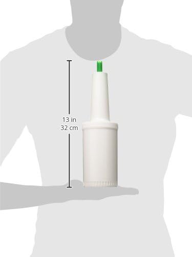 Winco Pour with Green Spout and Lid, 1 Quart