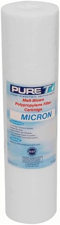 IPW Industries-GCB0987050 PureT 9-7/8"x2.5" Spun Polypropylene Meltblown Sediment 50 Micron Water Filter