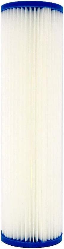 CFS – 1 Pack Water Filter Cartridge Compatible with EQ-PFC.35 Model & 4 Pack Sediment Pre-Filters compatible with EQ-304 Model – Whole House Replacement Water Filter System, White