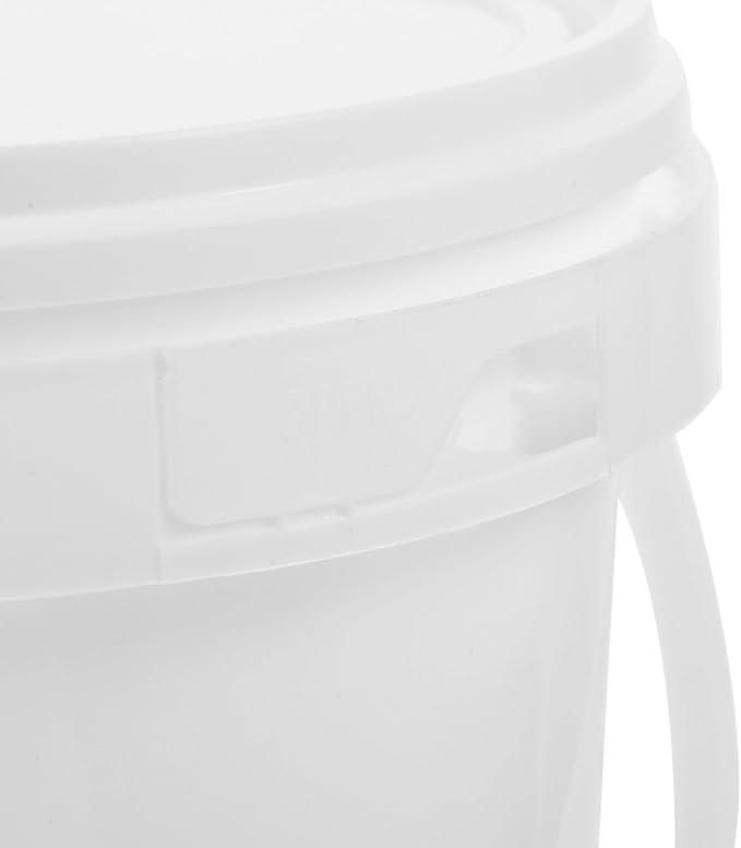 BESTonZON 2pcs Toy Portable Handle Bucket, Heavy Food Grade Household Kids Tub Ice Treasure Duty Container Buckets, 2L Storage Bucket