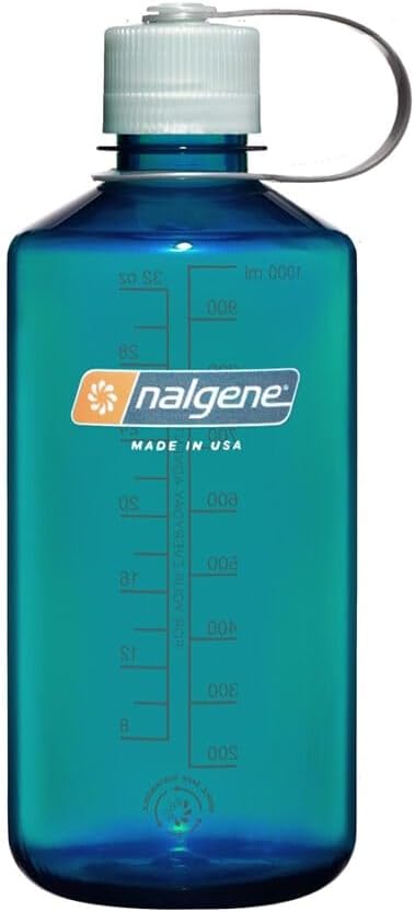 Nalgene Sustain Tritan BPA-Free Water Bottle Made with Material Derived from 50% Plastic Waste, 16 OZ, Narrow Mouth