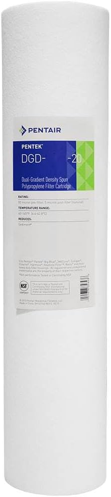 IPW Industries Inc-(155356-43) DGD Series 20" x 4.5" Dual-Gradient Density Polypropylene Sediment Filter