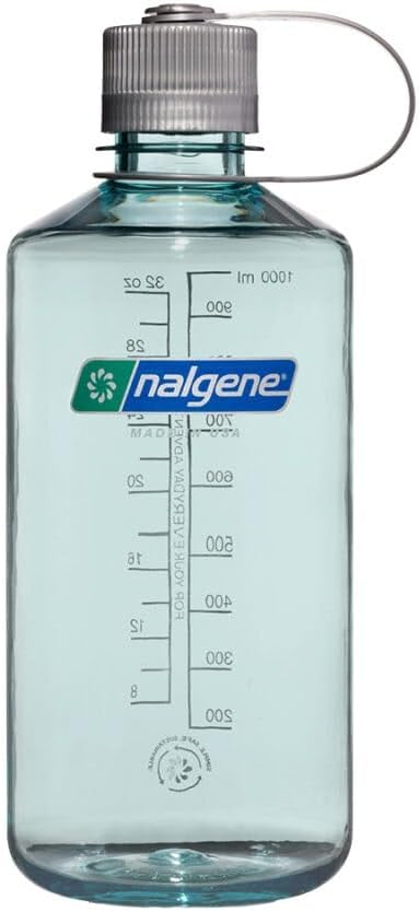 Nalgene Sustain Tritan BPA-Free Water Bottle Made with Material Derived from 50% Plastic Waste, 16 OZ, Narrow Mouth