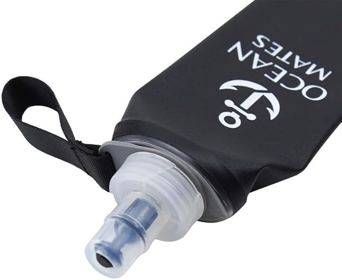 Running Water Bottle Handheld - 8.5 oz (250 ml) - Soft Flask Water Bottle for Running, Hiking, and Outdoor Activities - Folding Flask Water Bottle for Hydration Vests and Running Packs.