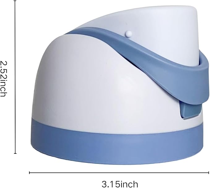 Replacement Cap for Owala Freesip, One Button Water Bottle Top Replacement Cap Compatible with Owala Cup, Replacement Accessories for Owala Free Sip 16oz 24oz 32oz 40oz, BPA-Free No Leak,Blue