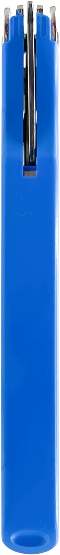 Franmara Soft-Touch Murano Two-Step Waiter Corkscrew with Nonstick Spiral (Bright Blue)