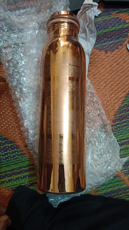 PYOR SUBSH Copper Bottle - 1Ltr Copper Bottle For Drinking Water