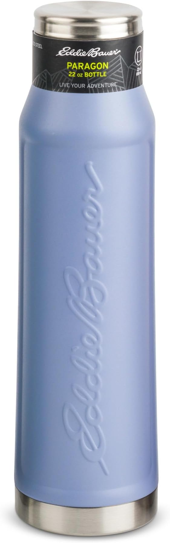 Eddie Bauer Paragon Stainless Steel Water Bottle - 22 Oz - Light Blue