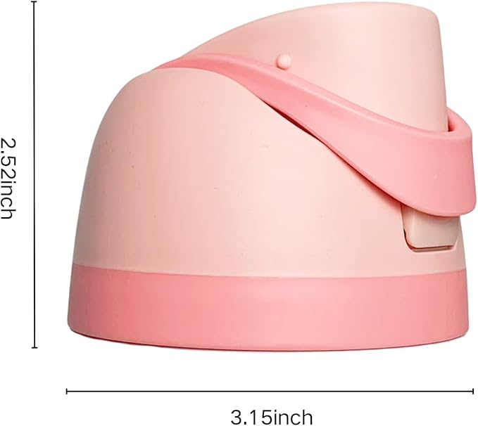 Replacement Cap for Owala Freesip, One Button Water Bottle Top Replacement Cap Compatible with Owala Cup, Replacement Accessories for Owala Free Sip 16oz 24oz 32oz 40oz, BPA-Free No Leak, Pink