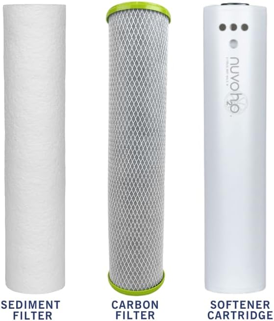 Manor Trio System Replacement Cartridges, Sediment and Carbon Filters