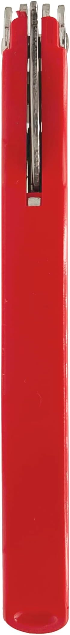 Franmara Soft-Touch Murano Two-Step Waiter Corkscrew with Nonstick Spiral (Red)