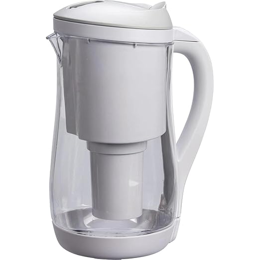 Gentoo Lite (Gray & White) Alkaline Water Filter Jug 1.5L with 1 x Gentoo Filter Cartridge