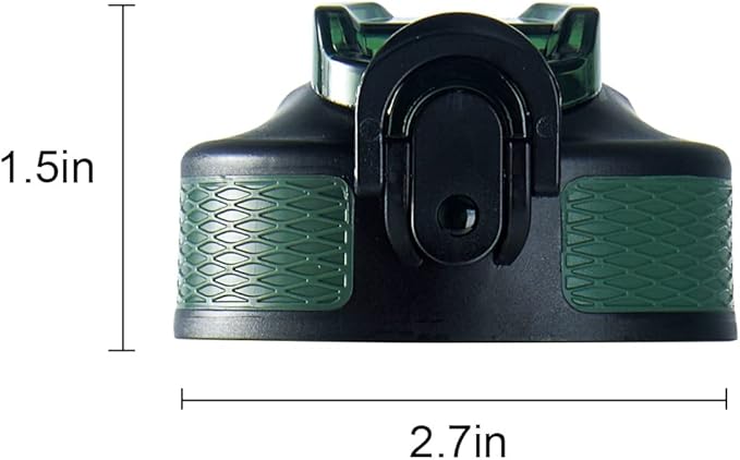 EYQ Water Bottle Straw Lid for 32 oz Water Jug (Green)