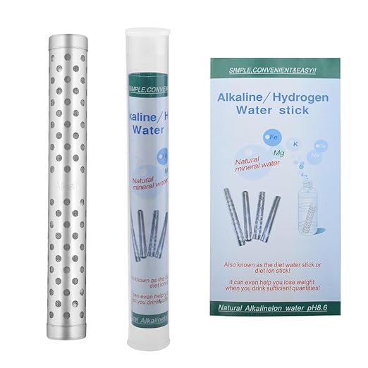 5 PACK Alkaline Water Stick PH Alkalizer Ionizer Stainless Steel Hydrogen Minerals Wand Water Purifier Filter