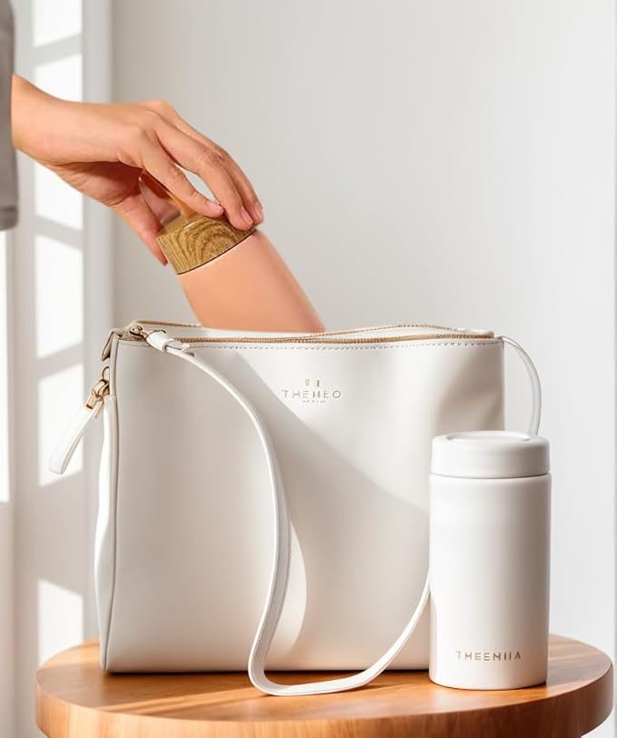 Insulated Bottle,Hot Water and Cold Beverages Last for Hours,Good for Biking,Backpacking,Camping, Office,Fits Most Car Cup Holders(280ML) (pink)