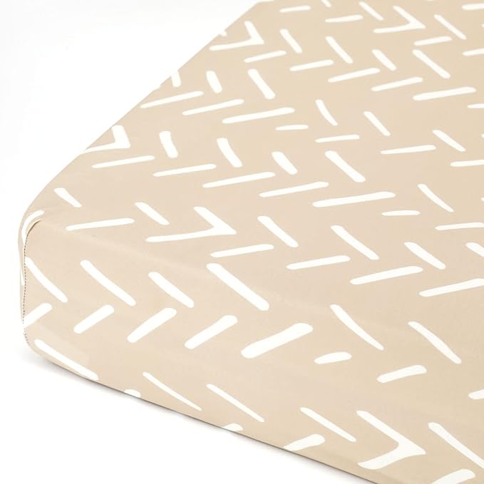 GRSSDER Stretchy Ultra Soft Jersey Knit Fitted Crib Sheets Set 2 Pack,Fits All Standard Crib Mattress Pads Safe and Snug, Rainbow Creative Painting Pattern