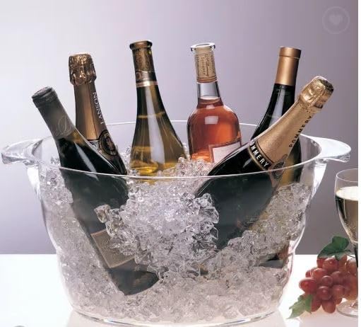 Prodyne Acrylic Wine Party Tub, Clear