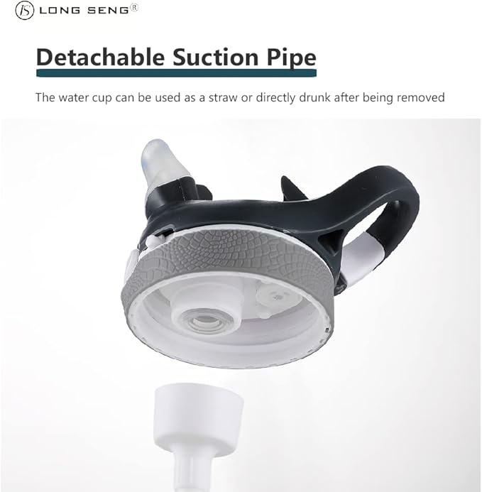 Sports Water Bottle 35 OZ, Gym Leak Proof Wide Mouth Straw Water Bottles Black BPA-Free Plastic Water Bottle Odorless Light Portable Easy Clean Water Bottles For Adults Man Woman