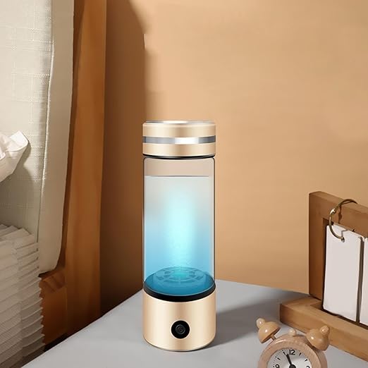 Hydrogen Water Bottle, 300ML USB Hydrogen Water Bottle Generator, 3Min Quick Electrolysis, Portable Water Ionizer Machine, for Travel Exercise Daily Drink