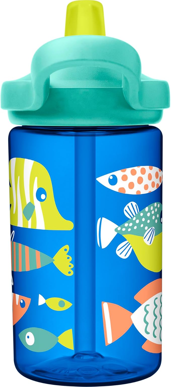 CamelBak Eddy+ 14oz Kids Water Bottle with Tritan Renew – Straw Top, Leak-Proof When Closed - Limited Edition Colors