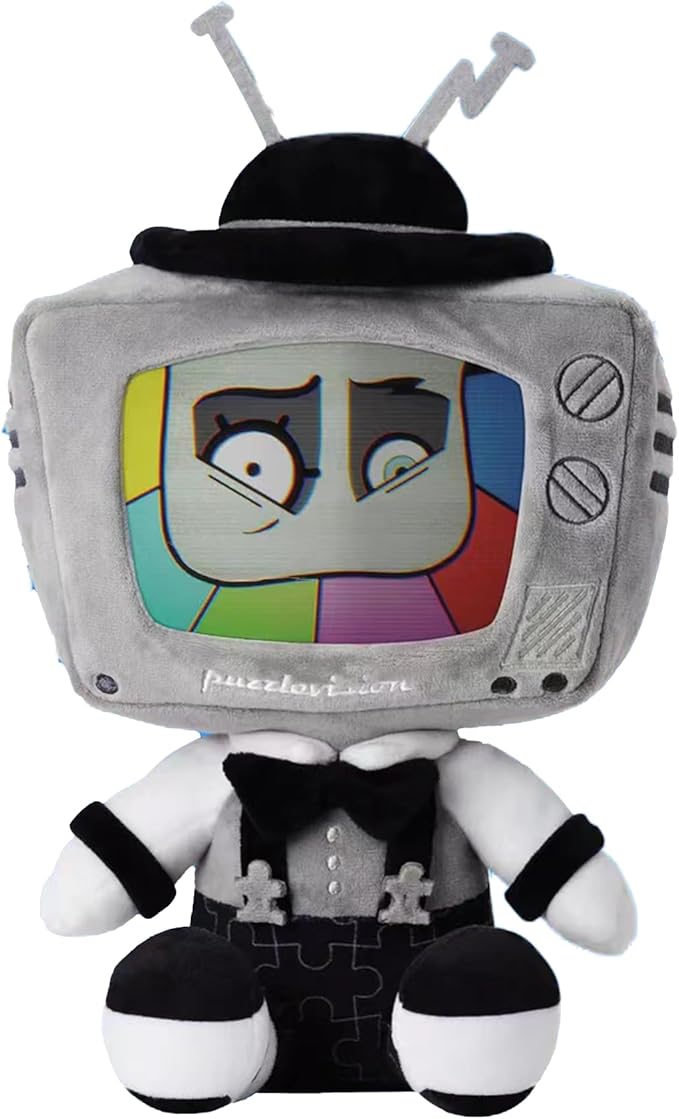 Mr. Puzzles Plush, Mr. Puzzles Plush Toy Stuffed Doll, SMG4 Game Fans Gift,Pillow for Kids and Adults (Mr. Puzzles)