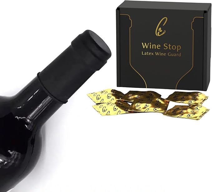 Wine Stopper, Ultimate Protection for Wine Bottles, Made of Food Grade Latex for Wine and Beverages, Unique Gift for Wine Lovers (Pack of 24)