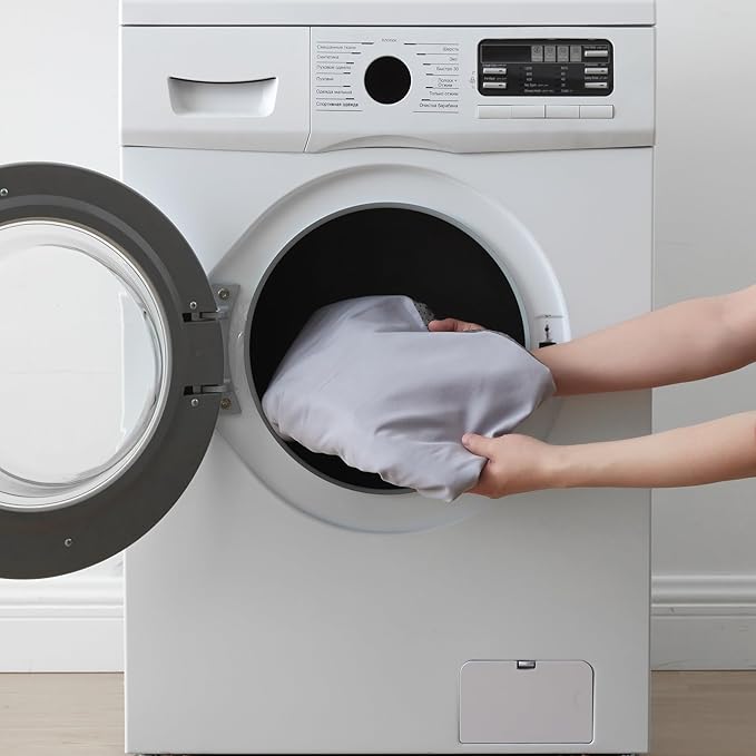 King Bed Wedge Pillow for Headboard, Foam Pillow Wedge for Headboard Gap, Mattress Bed Gap Filler King, Triangle Pillow Wedge, Anti-slip Bed Crack Pillow Space Filler King (76"×10"×6") Grey