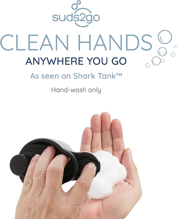 Portable Stainless Steel Water Bottle and Hand Wash System (20oz) - Double Walled and Vacuum Sealed with Leakproof Lid- Lightweight Design for Camping, Sports and Travel