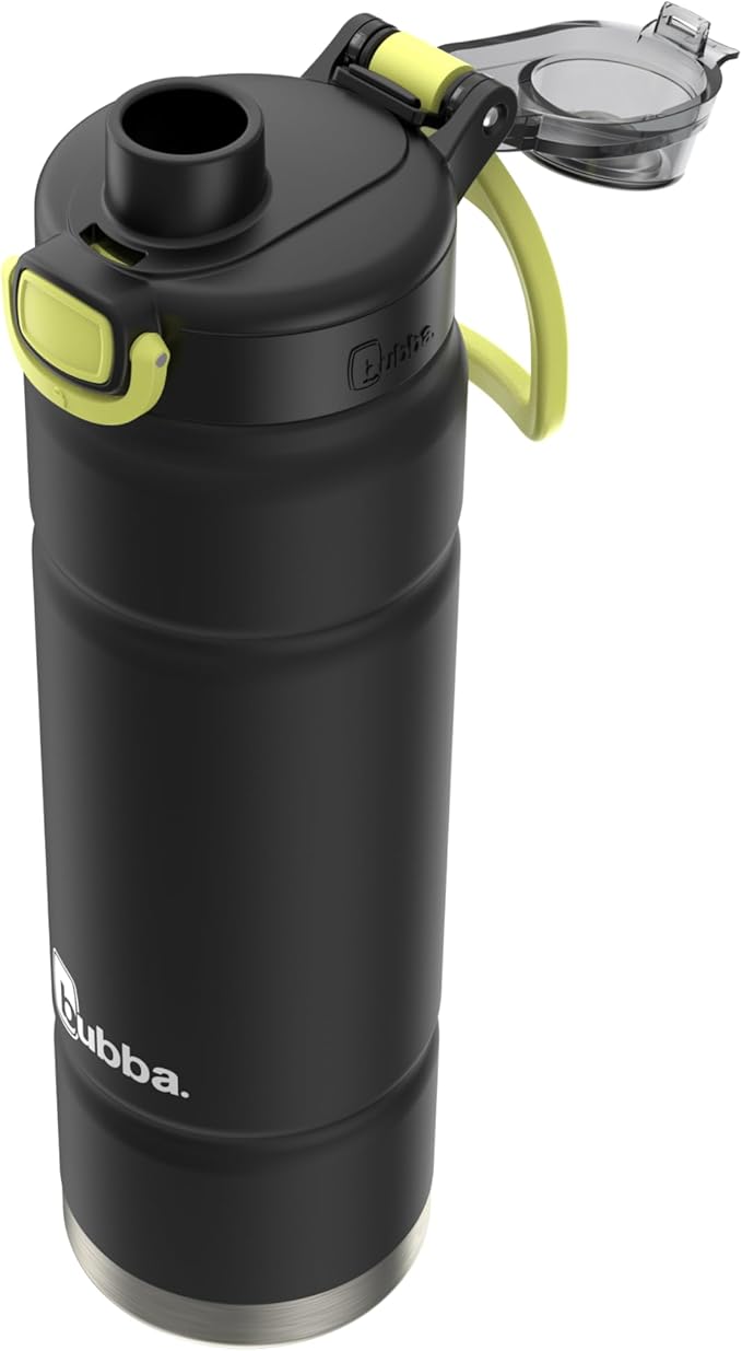 Bubba Stainless Steel Trailblazer Rubberized Straw, 24 oz. Water Bottle, Medium, Licorice