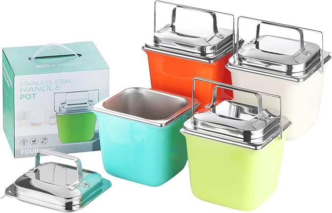 Insulated Ice Bucket with Lid, Ice Scoop & Tongs, 2.5L Double Wall Stainless Steel Champagne Buckets for Cocktail Bar Wine Parties, Versatile Food Container for Hot Soup Ice Cube, Ivory White