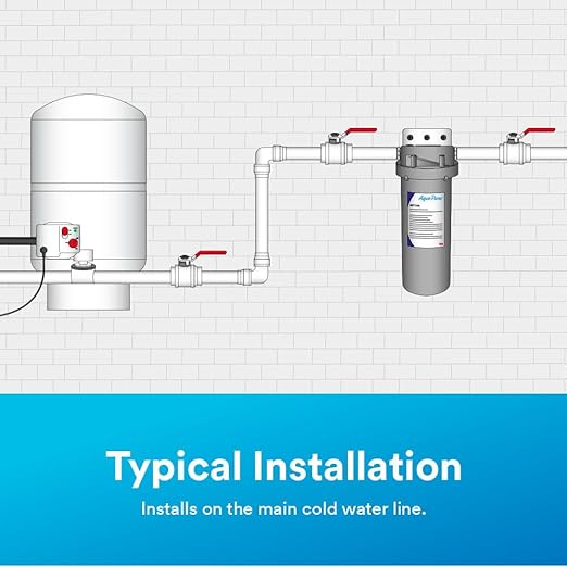 3M Aqua-Pure Whole House Std. Dia. Stainless Steel Filter Housing SST1HA. Heavy Duty Construction, Built to Last