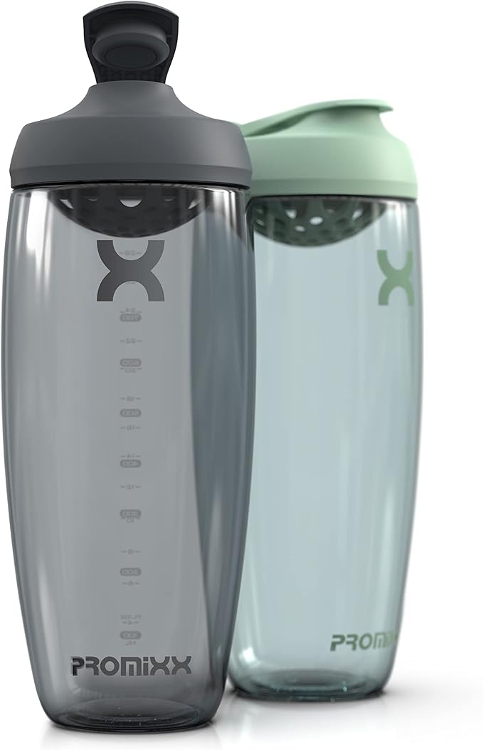 Promixx PURSUIT Protein Shaker Bottle – Premium Sports Blender Bottles for Protein Mixes and Supplement Shakes – Easy Clean, Durable Protein Shaker Cup