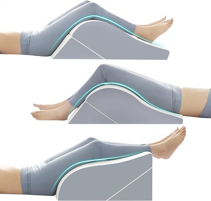 Wedge Pillow for Sleeping, Orthopedic Bed Wedge Pillow Set, 15-in-1 3PCS Adjustable Memory Foam Wedge Pillow Post Surgery, 9 &16 & 20 inches Height 3-in-1 Incline Wedges Pillows (White 2-Piece Set)