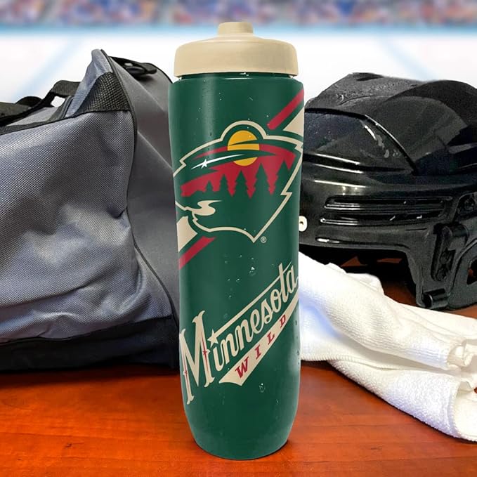 Party Animal NHL Minnesota Wild Squeezy Water Bottle