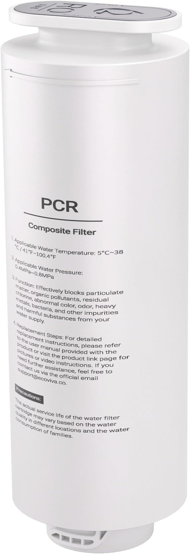 Replacement PCR Filter Cartridge for RO System MATE4