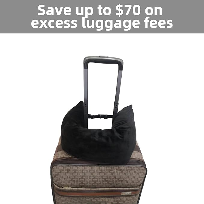Stuffable Neck Pillow for Travel,Stuffable Travel Pillow,Travel Neck Pillow Stuffable with Clothes Transforms Into Extra Luggage without Excess Fees
