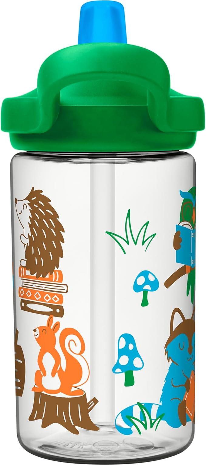 CamelBak Eddy+ 14oz Kids Water Bottle with Tritan Renew – Straw Top, Leak-Proof When Closed - Limited Edition Colors