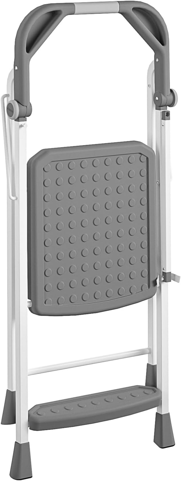 COSCO 2-Step Kitchen Stepper™ Adult Folding Step Stool, Kids Folding Stepper, Grey