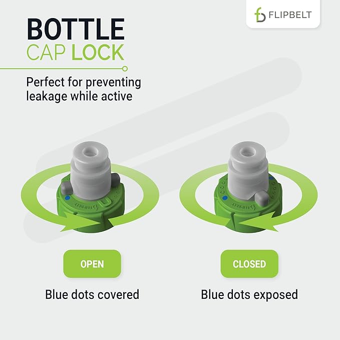 FlipBelt Portable Lightweight Running Water Bottle