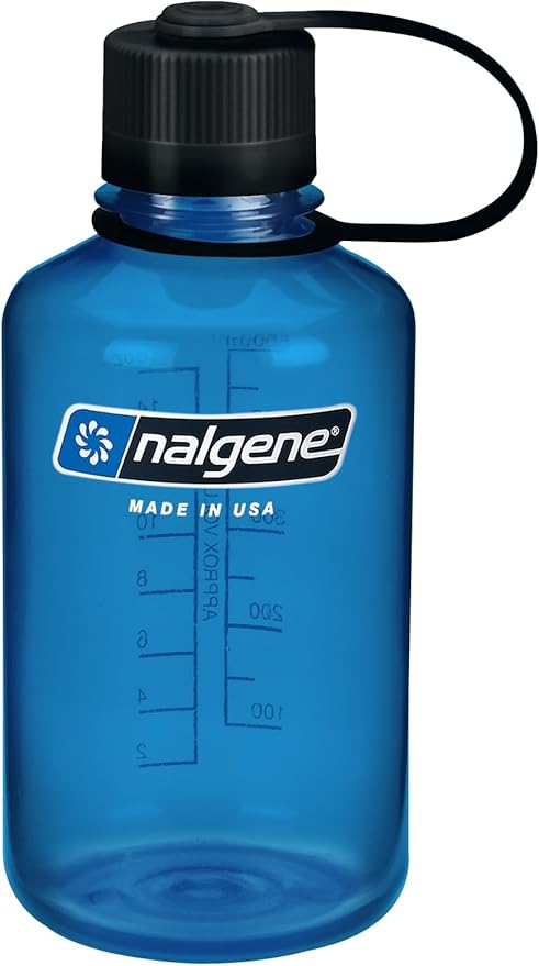 Nalgene Sustain Tritan BPA-Free Water Bottle Made with Material Derived from 50% Plastic Waste, 16 OZ, Narrow Mouth