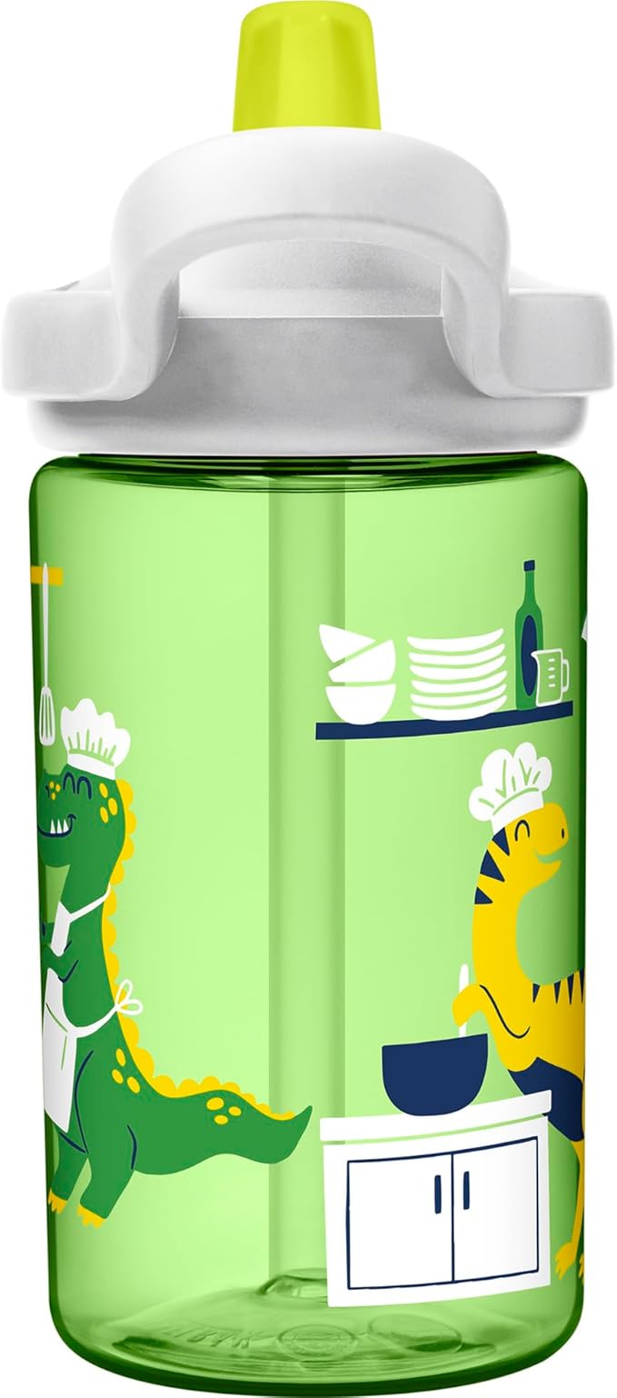 CamelBak Eddy+ 14oz Kids Water Bottle with Tritan Renew – Straw Top, Leak-Proof When Closed - Limited Edition Colors