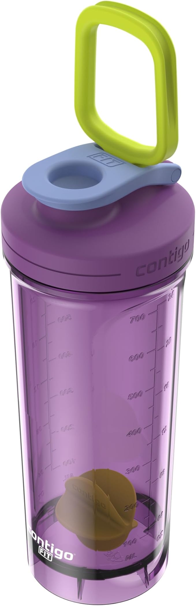 Contigo Shake & Go Shaker Bottle, 28oz, Single Pack, Grape/Aster