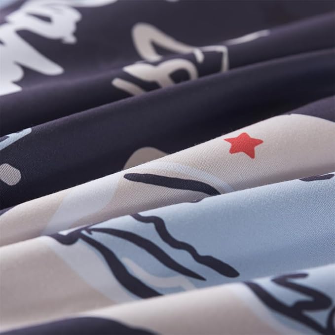 qjmiaofang Baseball Bed Sheet Set for Kids Boys Sports Sheets Set Queen Size Baseball Fitted Sheet 4Pieces Sport Theme Baseball Flat Sheet Set Including 1 Fitted Sheet 1 Flat Sheet and 2 Pillowcases