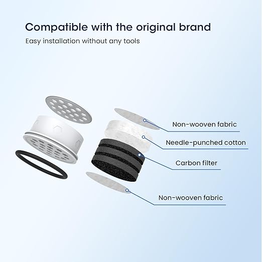 GLACIER FRESH Glass Water Pitcher for Tap and Drinking with Membrane and Upgraded Activated Filter, Reduces Chlorine and Lead Taste, Upgraded Materials, Improved the flow rate 1.6 times, 10 Cup, White