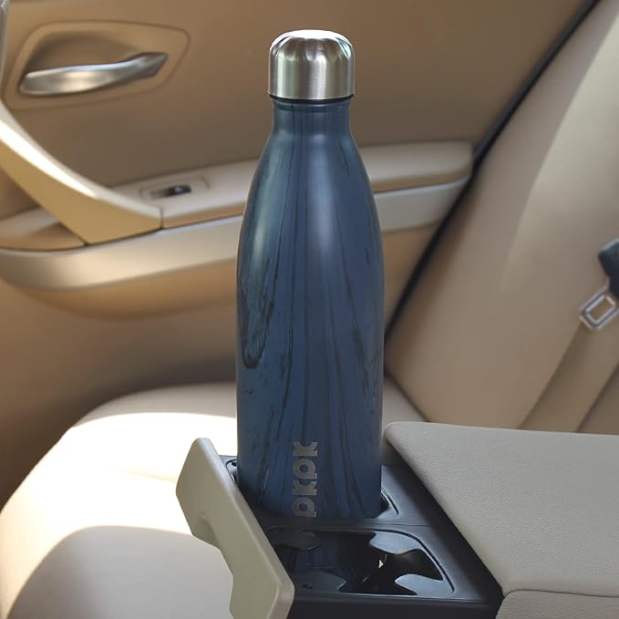 BJPKPK Stainless Steel Water Bottles -25oz/750ml -Insulated Water bottles,Sports water bottles Keep cold for 24 Hours and hot for 12 Hours,BPA Free water bottles,White Birch