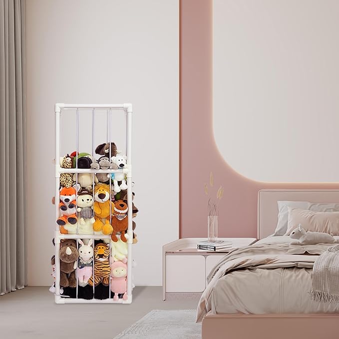 Original Stuffed Animal Zoo, Large Stuffed Animals Storage, Toy Storage Organizer for Plush Toy Holder, Perfect Stuffed Animals Ideas for Toddler Boys Girls, Nursery Play Room