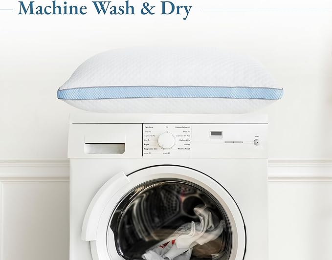 California Design Den Luxury King Size Bed Pillow - Adjustable Loft Memory Foam - Soft Down Alternative - Cooling Luxury Hotel Pillows for Back, Stomach or Side Sleepers - Medium Soft, CertiPUR-US