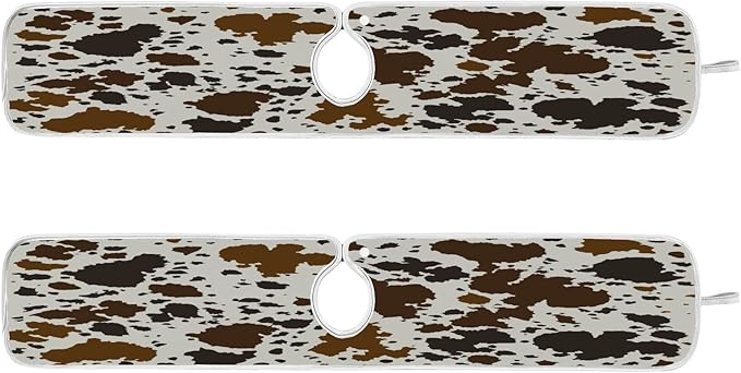 Kitchen Faucet Absorbent Mat,Cowhide Leather Water Splash Guard for Sink, Faucet Drip Catcher Thicken Sponge Microfiber Faucet Water Catcher Mat Sink Absorbent Mat for Kitchen 23x5in 2 Pack